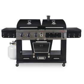Pit Boss Memphis Ultimate Gas and Charcoal Combo Grill with Electric Smoker