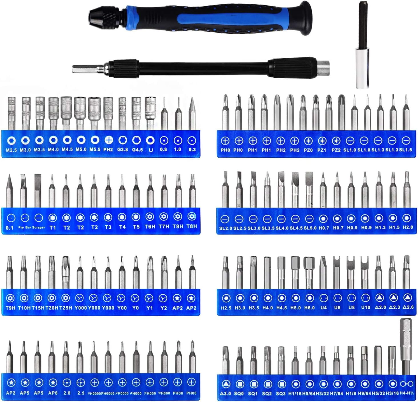 136 in 1 Electronics Repair Tool Kit Professional Precision Screwdriver Set Magnetic Drive Kit with Portable Bag