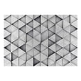 thumbnail image 3 of Tiptophomedecor Background & Patterns Wallpaper Wall Mural - Grey Concrete Triangles, 3 of 8
