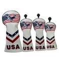 thumbnail image 4 of 6 Piezas de material cuero PU de Cubierta para golf Accesorios Resistentes Arañazos Sharpla Sports Golf Headcover, 4 of 8