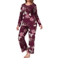 Cueply Womens Plus Size Pajamas Long Sleeve Pjs Sets Loungewear