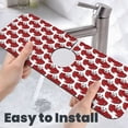 thumbnail image 6 of Sikiie Cute Red Crab Splash Guard for Sink Faucet-1 PC Super Absorbent Fast Drying Mat Sink Gadgets-Splash Guard for Kitchen, Sink Mat, 6 of 7
