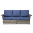 thumbnail image 5 of Yeahumalia Outdoor Patio Couch Wicker Rattan 3 Seater Sofa with Deep Seating for Porch Balcony, 5 of 5