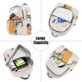 thumbnail image 5 of FORMRS Mini Backpack Purse for Women Travel Daypack Casual Shoulder Bag, Cartoon Flowers, 5 of 7