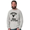 thumbnail image 4 of Handstand Posse Lets Play Gymnastics Men's Long Sleeve Tee T Shirt Brisco Brands M, 4 of 6