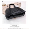 thumbnail image 6 of Stylish Puffer Tote Bag for Women, Soft Waterproof Tote Bag, Plaid Shoulder Bags Quilted Bags Down Padding Handbags, Trendy Shopping Handbags High Capacity, 6 of 9