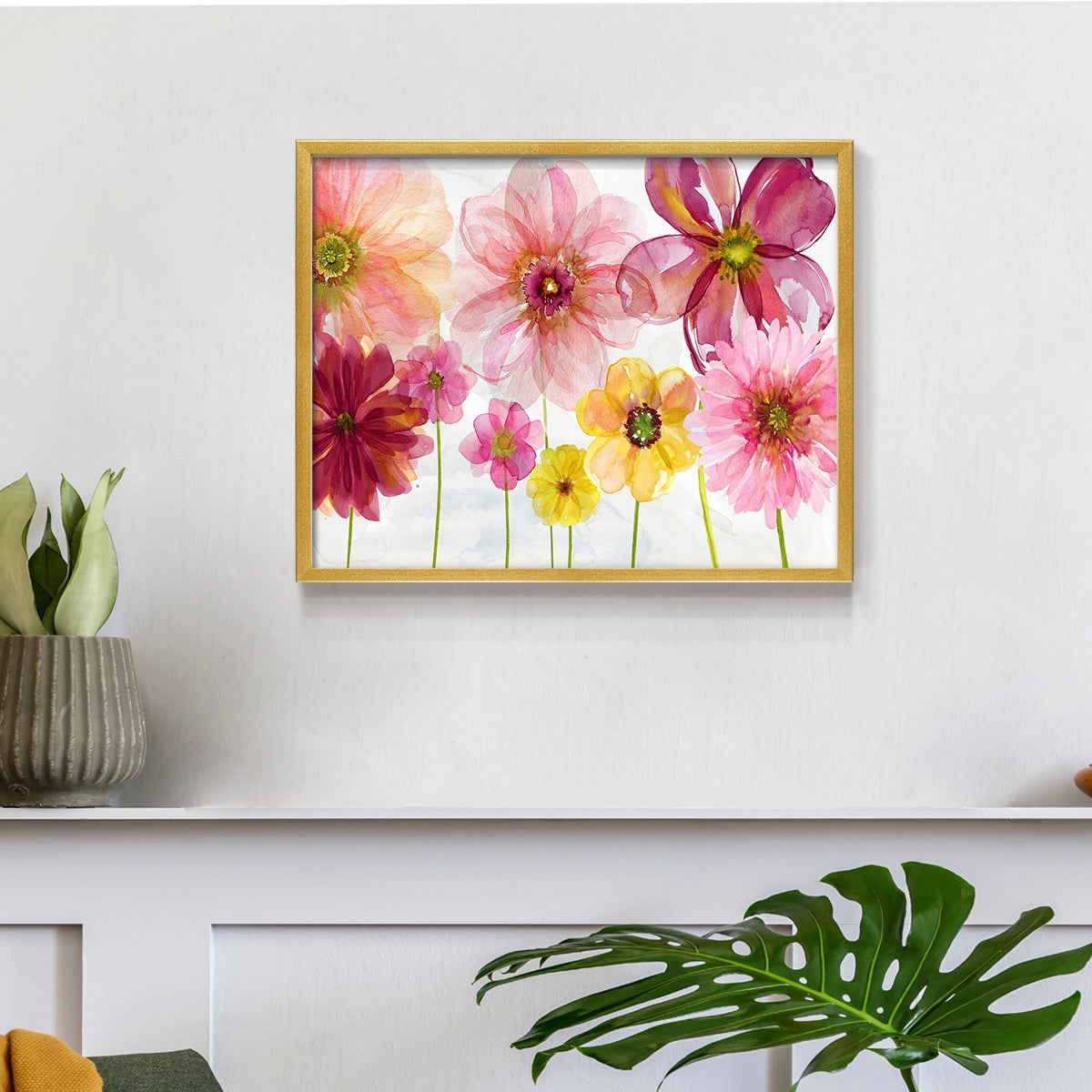 Pop Of Spring by Carol Robinson - Restickable Framed Giclée Print