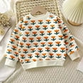 thumbnail image 4 of Esaierr Kids Girls Boys Warm Sweatshirt Baby Newborn Cotton Crewneck Winter Sweatshirt Clothes for Toddler 9M-12Y, 4 of 5