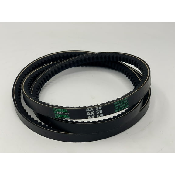 AX59 Classic Cogged V-Belt 1/2 x 61in Outside Circumference