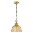 thumbnail image 1 of Golden Lighting Holmes MBG Mini Pendentif en Or Brossé Moderne, 1 of 3