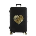 thumbnail image 1 of Luggage Cover Suitcase Protector Pattern Heart Printing Thicker Elastic Dust Cover To 18-32 Inch Trolley Case Travel Accessories black XL, 1 of 6