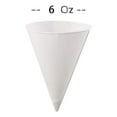 thumbnail image 2 of White Paper Cone Cups, Snow Cone Cups,Coated Leakproof Cone Paper Cups for Slush, Shaved Ice, Water 200Pcs, 2 of 8