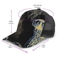 thumbnail image 2 of Disketp Jellyfish Print Trucker Hat Men Women - Mesh Baseball SnapBack Cap, 2 of 7