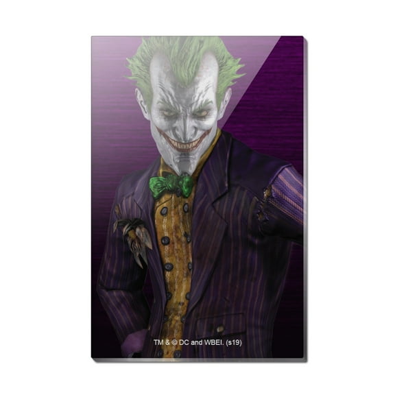 Batman Arkham Asylum Video Game Joker Rectangle Acrylic Fridge Refrigerator Magnet