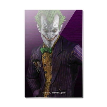 

Batman Arkham Asylum Video Game Joker Rectangle Acrylic Fridge Refrigerator Magnet