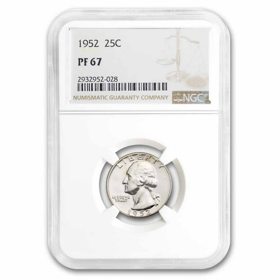1952 Washington Quarter PF-67 NGC