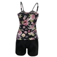 thumbnail image 3 of Traje de baño HUOGUO de verano para mujer, a la moda, con pajarita, estampado de playa, 3 of 3