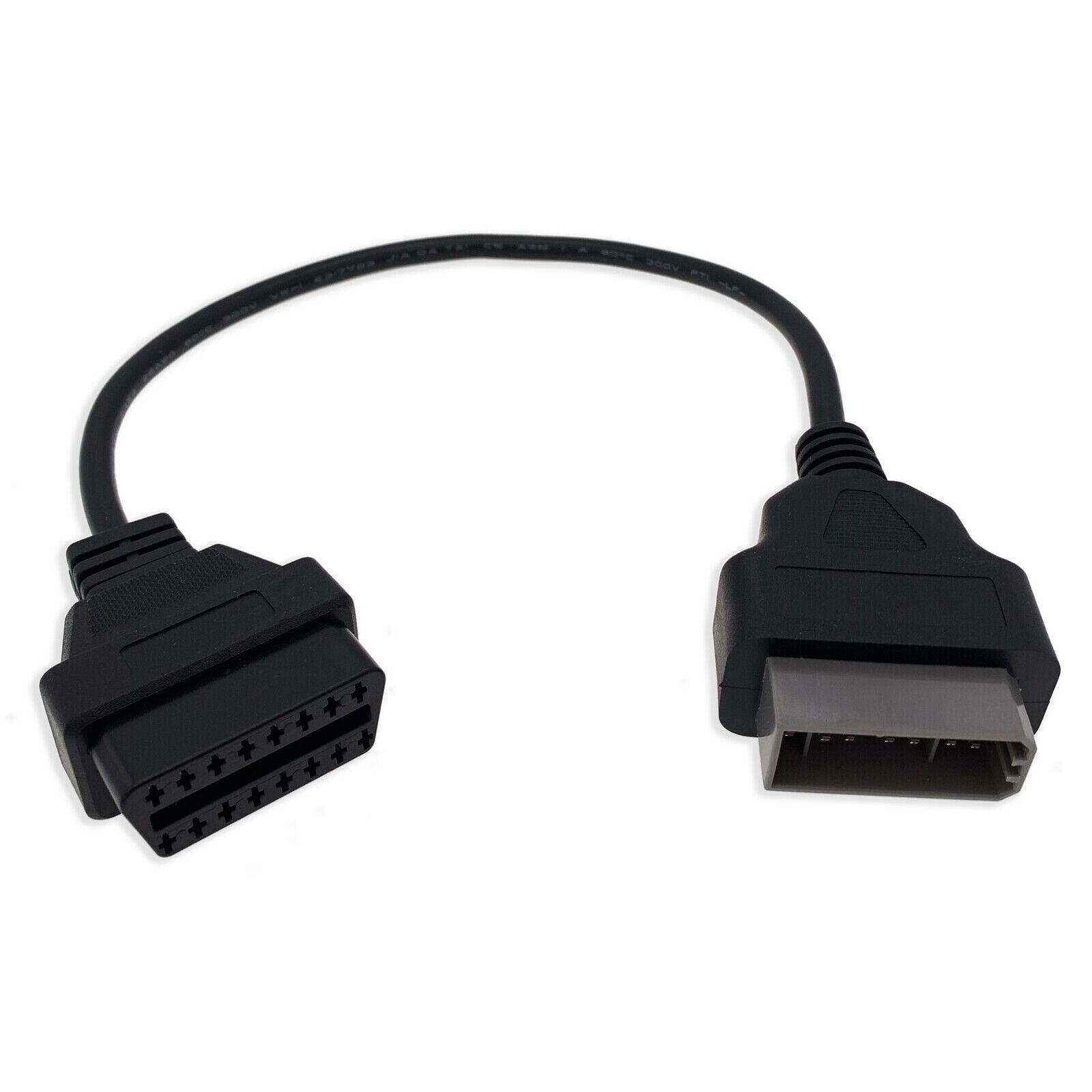 OBD1 to OBD2 Connector Adapter 14 Pin Convert Cable Diagnostic Tool for