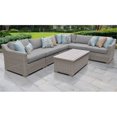 thumbnail image 2 of Coast 7 Piece Outdoor Wicker Patio Furniture Set 07b, 2 of 2