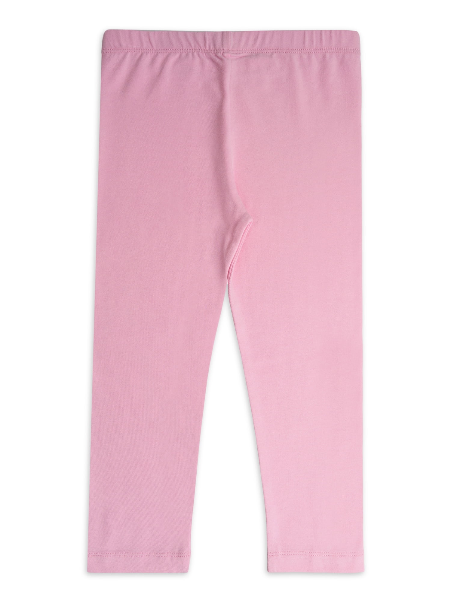 Wonder Nation Toddler Girl's Full-Length Knit Leggings, 3-Pack, Sizes 2T-5T