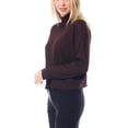 thumbnail image 4 of MixMatchy Women's Drop Shoulder Boxy Crewneck Crop Knit Sweater, 4 of 5