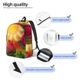 thumbnail image 3 of Easygdp Rose Psychedelic Mochila de Lona Resistente para Laptop, Compatible con Laptops de 15 a 17 pulgadas, Ideal para Escuela, Trabajo y Viajes-Small, 3 of 5