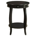 thumbnail image 4 of ACME Alysa Traditional Wooden End Table, Black, 18"W, 4 of 5