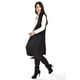 thumbnail image 2 of Chaleco asimetrico tipo gamuza Romann Fashion /Juvenil, 2180 (Negro) negro G, 2 of 5
