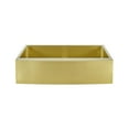 thumbnail image 6 of Rivage 36 x 21 Stainless Steel, Single Basin, Farmhouse Kitchen Sink with Apron in Gold, 6 of 7