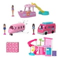 thumbnail image 3 of Barbie Mini BarbieLand DreamHouse & 3-Vehicle Playset with 4 1.5-inch Dolls, Furniture & Accessories, 3 of 7