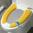 XUEYING Elongated Toilet Covers Dark Soft Bathroom Padded Toilet Seat