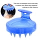 thumbnail image 5 of Inteprter Peine para la cabeza, mango portátil, ergonómico, Flexible, cuero cabelludo, cuerpo, brazo, masajeador para aliviar la presión, salón Juegos de accesorios de baño Azul Inteprter HA000131-00B, 5 of 6
