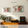 thumbnail image 3 of Elephant Stock Blush Bouquet Wall Art - Horizontal Multi Panel Canvas - Living Room Wall Decor - Floral And Botanical Multi Panel - Pink And Gray Decor By Danhui Nai - 23" x 14", 3 of 4