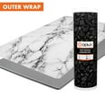 thumbnail image 7 of OPUX Anti Fatigue Kitchen Floor Mat, Reversible Cushioned Memory Foam Kitchen Rug Pad, Waterproof Non-Slip Padded Comfort Standing Mat for Office Laundry Home, 32x17 (Marble Gray), 7 of 7