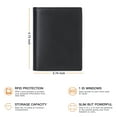 thumbnail image 4 of FALAN MULE Minimalist Wallets for Men Genuine Leather Bifold Wallet RFID Blocking Card Holder, 4 of 7