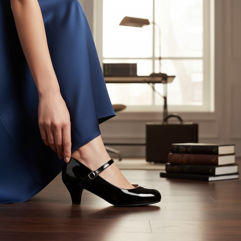 Women’s Classic Mary Jane Low heel Pumps