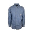 thumbnail image 2 of Carhartt FR Chemise Bleu Acier pour Homme Résistante aux Flammes à Manches Longues Légère (S03), 2 of 12