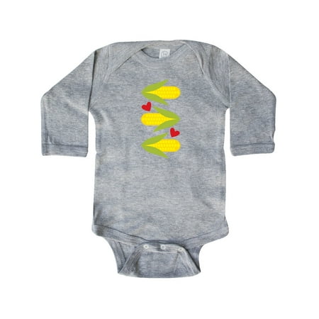 

Inktastic Corn Lover - Corn on the Cob Gift Baby Boy or Baby Girl Long Sleeve Bodysuit