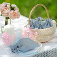 thumbnail image 3 of 20pcs Linen Jute Gift Pouches Bags, Hessian Bags Sack Drawstring Bags Jewellery Pouches Party Storage Wrap, 3 of 3