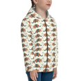 thumbnail image 5 of Sigee Colorful Armadillos for Teenage Zip Up Hoodies Long Sleeve Sweatshirts-Medium, 5 of 6