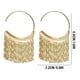 thumbnail image 3 of Pendientes para mujer, regalos para mujer, pendientes de borlas festoneadas de moda, pendientes perforados para mujer, día de San Valentín, día de la madre, boda, etc. los pendientes, 3 of 3