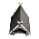 thumbnail image 2 of Cojín Suave, Estable Y Duradero, Gran Espacio, Tienda Tipi Clásica Gris para Mascotas Con Tela de Para Perros y Gatos, 2 of 8
