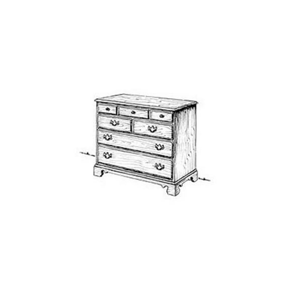 Woodcraft Project Paper Plan To Build Chippendale Chest - Material Not Included