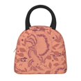 thumbnail image 3 of XMXT Reusable Lunch Bag Women, Cute Goldfish Print Large Lunchbox Insulated Lunch Box for Work School, Multicolor, 3 of 9