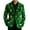 Fluorescent Green, variant on yuCgh Men's Corduroy Suit Jacket with Printed Details and Warm Pockets, Cardigan for Casual Use, Perfect for Daily Adventures,Army Green L
