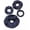 Navy Blue, variant on Silk Hair Scrunchies for Frizz & Breakage Prevention  Mulberry Silk Hair Ties No  Elastic Silk Ponytail Holders, Navy Blue, 4 count