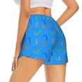 thumbnail image 3 of Disketp Colorful Snake Print Women's Shorts Workout Shorts for Athletic Gym Running Shorts with Phone Pockets, 3 of 8