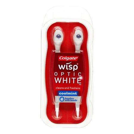 Colgate Wisp plus Whitening Coolmint Brushes with Beads - 2 CT