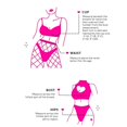 thumbnail image 5 of Gibobby Conjunto de lencería de encaje Conjunto de ropa interior de encaje para mujer, conjunto de ropa interior y ropa interior de encaje con correa, lencería sexy(Negro, XG), 5 of 5