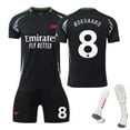 thumbnail image 1 of 2425 Arsenal Away Jersey No. 7 Saka Football Uniform Suit Adult Children Copy Player Name Jersey, 1 of 2